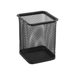 Подставка для ручек Axent square 80х80х100мм, wire mesh, black Фото