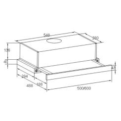 Вытяжка кухонная Liberty Slide 265 X Фото 1