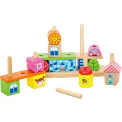 Развивающая игрушка Viga Toys Кубики Город Фото 1