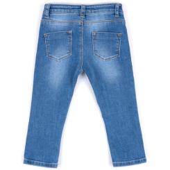 Джинсы детские Breeze джинсовые с цветочками Фото 3