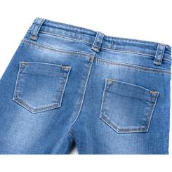 Джинсы детские Breeze джинсовые с цветочками Фото 4