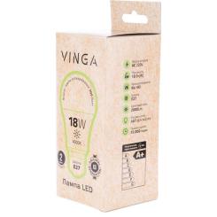 Лампочка Vinga VL-A67E27-184L-HLE Фото 3