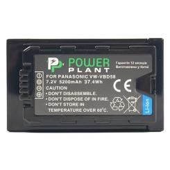 Аккумулятор к фото/видео PowerPlant Panasonic VW-VBD58, 5200mAh Фото 1