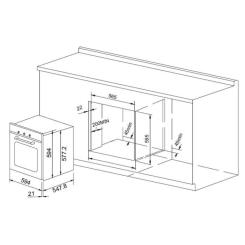 Духовой шкаф Pyramida F 67 EP 70 GBL Фото 11