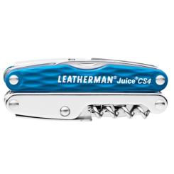 Мультитул Leatherman Juice CS4- Columbia Blue с кожаным чехлом Фото 2
