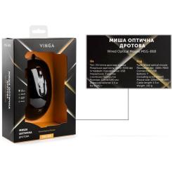 Мышка Vinga MSG-868 Silent black Фото 8