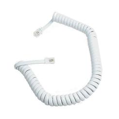 Кабель телефонный Atcom телефонный спиральный 2м RJ9 Фото 2