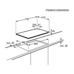 Варочная поверхность Electrolux GPE373YK Фото 8