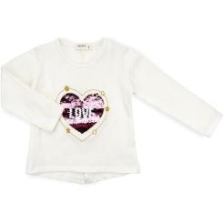 Кофта детская Breeze с аппликацией перевертышем "LOVE" Фото