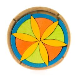 Конструктор Nic деревянный Цветок Фото