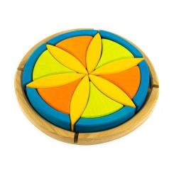 Конструктор Nic деревянный Цветок Фото 1