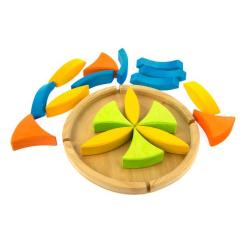 Конструктор Nic деревянный Цветок Фото 2