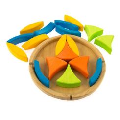 Конструктор Nic деревянный Цветок Фото 3