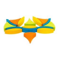 Конструктор Nic деревянный Цветок Фото 5