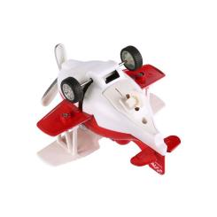 Спецтехника Same Toy Самолет металический инерционный Aircraft красный Фото 2
