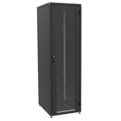 Шкаф напольный Zpas 42U 600x800 glass door black Фото