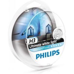 Автолампа Philips H3 Diamond Vision 5000K, 2шт/блистер Фото