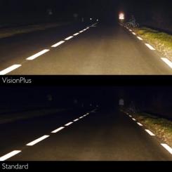 Автолампа Philips H4 VisionPlus, 2шт Фото 5