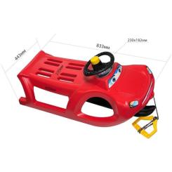 Санки Prosperplast Zigi-Zet Stering Червоні Фото 8