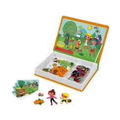 Развивающая игрушка Janod Магнитная книга 4 сезона Фото