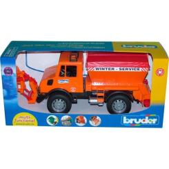 Спецтехника Bruder снегоуборочный автомобиль MB Unimog, М1:16 Фото 7