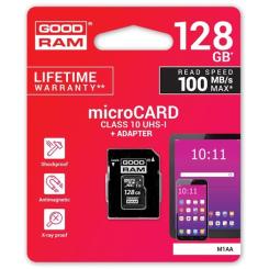 Карта памяти Goodram 128GB microSDXC class 10 UHS-I Фото 4