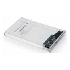 Карман внешний Gembird 2.5", USB 3.0, прозрачный Фото 1