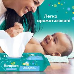 Детские влажные салфетки Pampers Fresh Clean 4х52 шт Фото 6