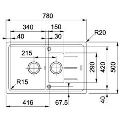 Мойка кухонная Franke Basis BFG 651-78 Фото 1