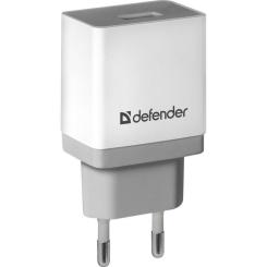 Зарядное устройство Defender UPA-21 white, 1xUSB, 5V / 2.1A Фото