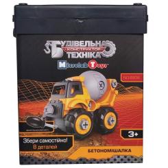 Конструктор Microlab Toys Строительная техника - бетономешалка Фото 1