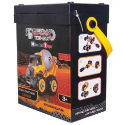 Конструктор Microlab Toys Строительная техника - бетономешалка Фото 2