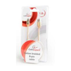 Дата кабель Cablexpert USB 2.0 AM to Lightning 1.8m Фото 2