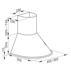 Вытяжка кухонная Kaiser A6423ELFBEECO Фото 3