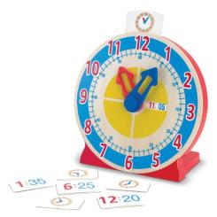 Развивающая игрушка Melissa&Doug Деревянные умные часы Фото 1