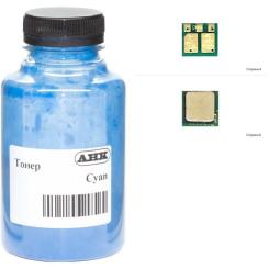 Тонер AHK HP CLJ M180/181 35г Cyan +chip Фото