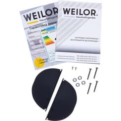 Вытяжка кухонная Weilor PBS 52300 GLASS WH 1000 LED Strip Фото 9