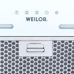 Вытяжка кухонная Weilor PBS 52300 GLASS WH 1000 LED Strip Фото 4