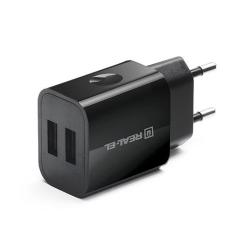 Зарядное устройство REAL-EL CH-210 black Фото 3