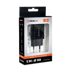 Зарядное устройство REAL-EL CH-210 black Фото 6