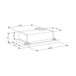 Вытяжка кухонная Eleyus LOTUS 470 50 WH Фото 8
