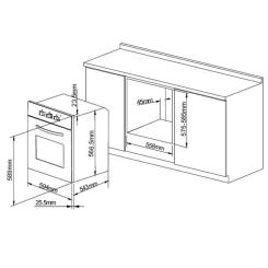 Духовой шкаф Pyramida F 40 MP GBL Фото 11