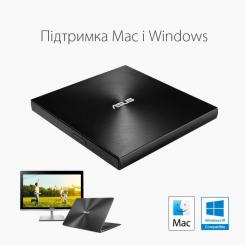 Оптический привод DVD-RW ASUS SDRW-08U9M-U/SIL/G/AS Фото 4
