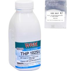 Тонер WWM HP CLJ CP1025 35г Cyan +chip Фото