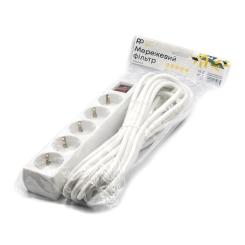 Сетевой фильтр питания PowerPlant 7 м, 5 розеток, 3x1мм2 Фото 3