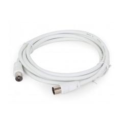 Кабель телевизионный Cablexpert 75 Ом 1.8m white Фото 1