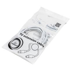 Кабель телевизионный Cablexpert 75 Ом 1.8m white Фото 2