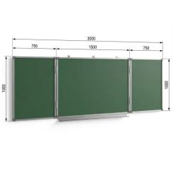 Школьная доска Sector магнитно-меловая, 300х100 см Фото 3