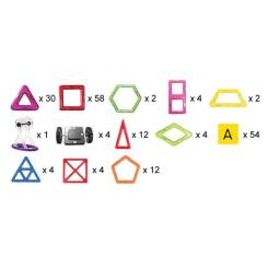 Конструктор Магнікон 198 деталей Plastic box Фото 7