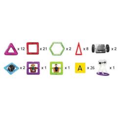 Конструктор Магнікон 83 детали Фото 1